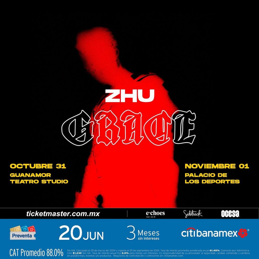 Grace Tour: ZHU regresa a México - Beat 100.9